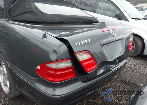 2003 Mercedes-Benz Clk 430 из США, поврежденный, VIN WDBLK70GX3T141429